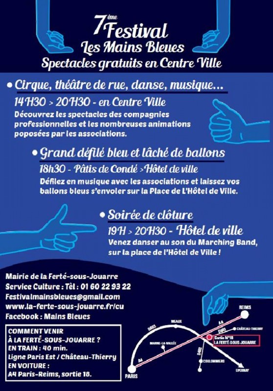 Itinéraire Mains Bleues